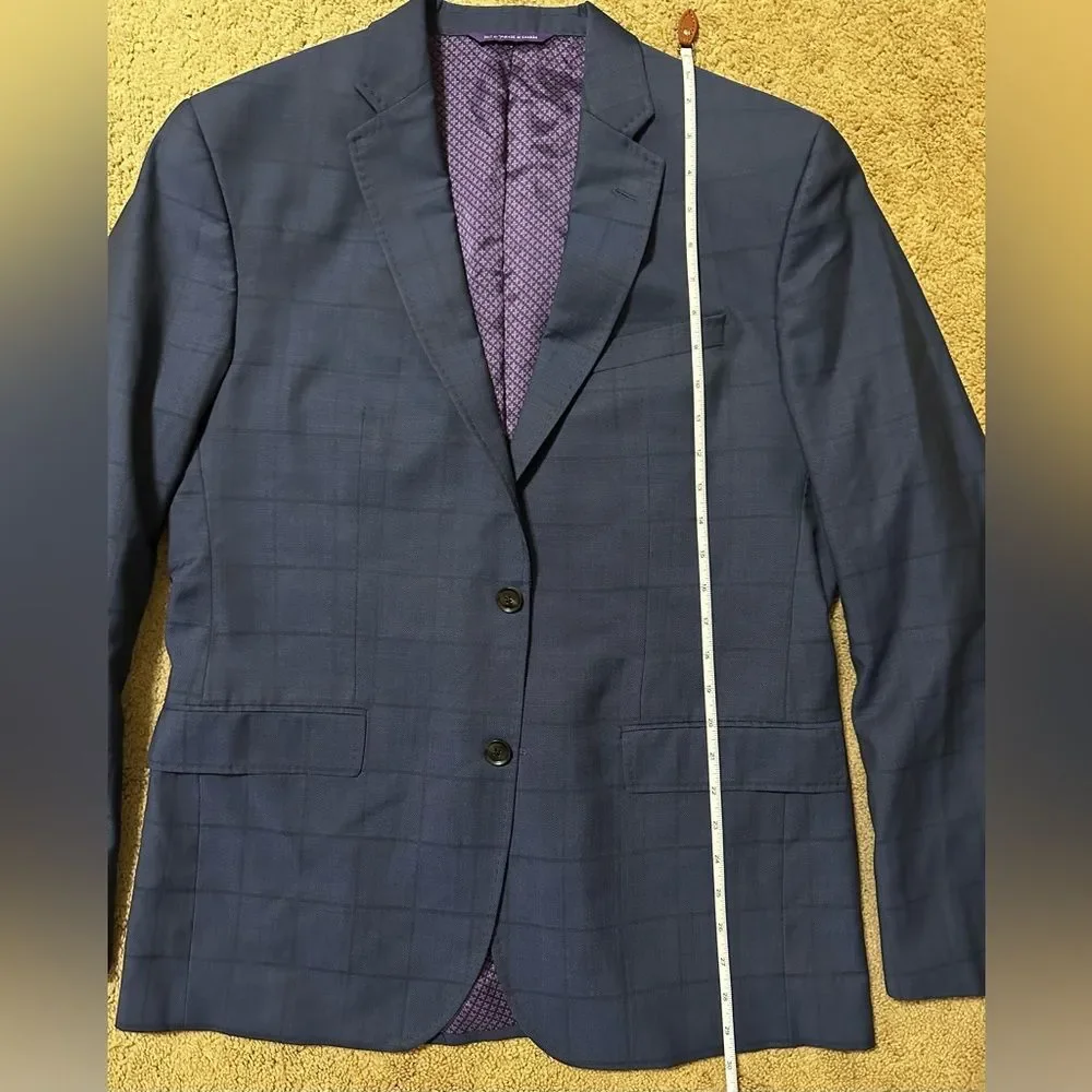 Ted Baker Blue Sport Coat with Notch Lapel